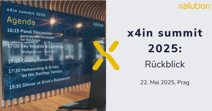 x4in summit 2025: Rückblick - 22. Mai 2025, Prag