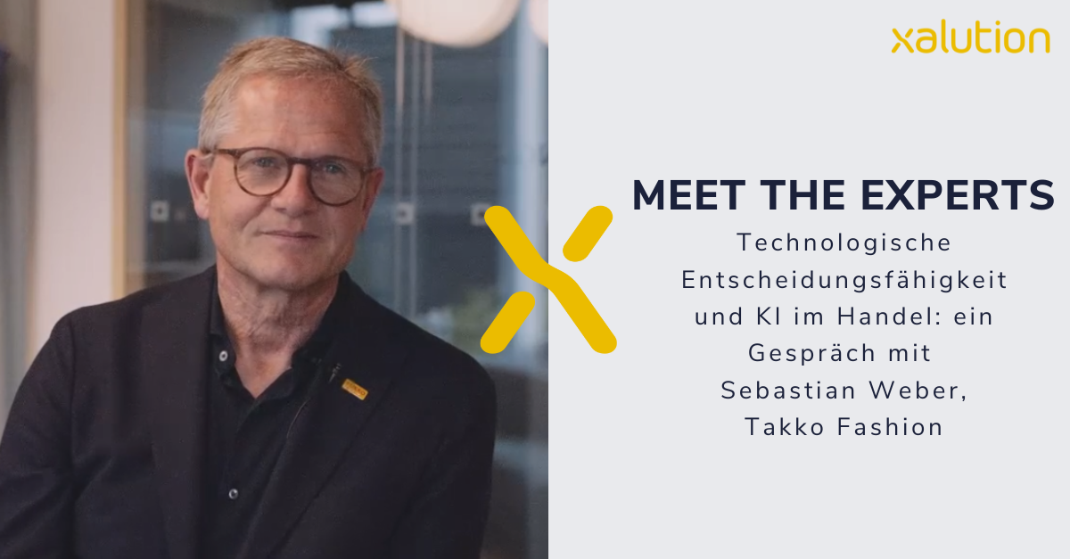Sebastian Weber von Takko Fashion im Video-Interview beim x4in summit zu KI im Handel