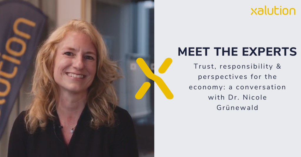 from IHK Köln in a video interview at the x4in summit on AI between pilot projects and scaling.