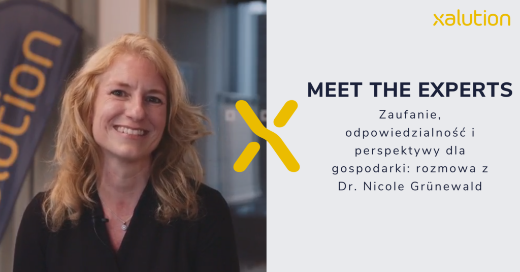 Dr Nicole Grünewald z IHK Köln w wywiadzie wideo podczas x4in summit na temat AI między projektami pilotażowymi a skalowaniem