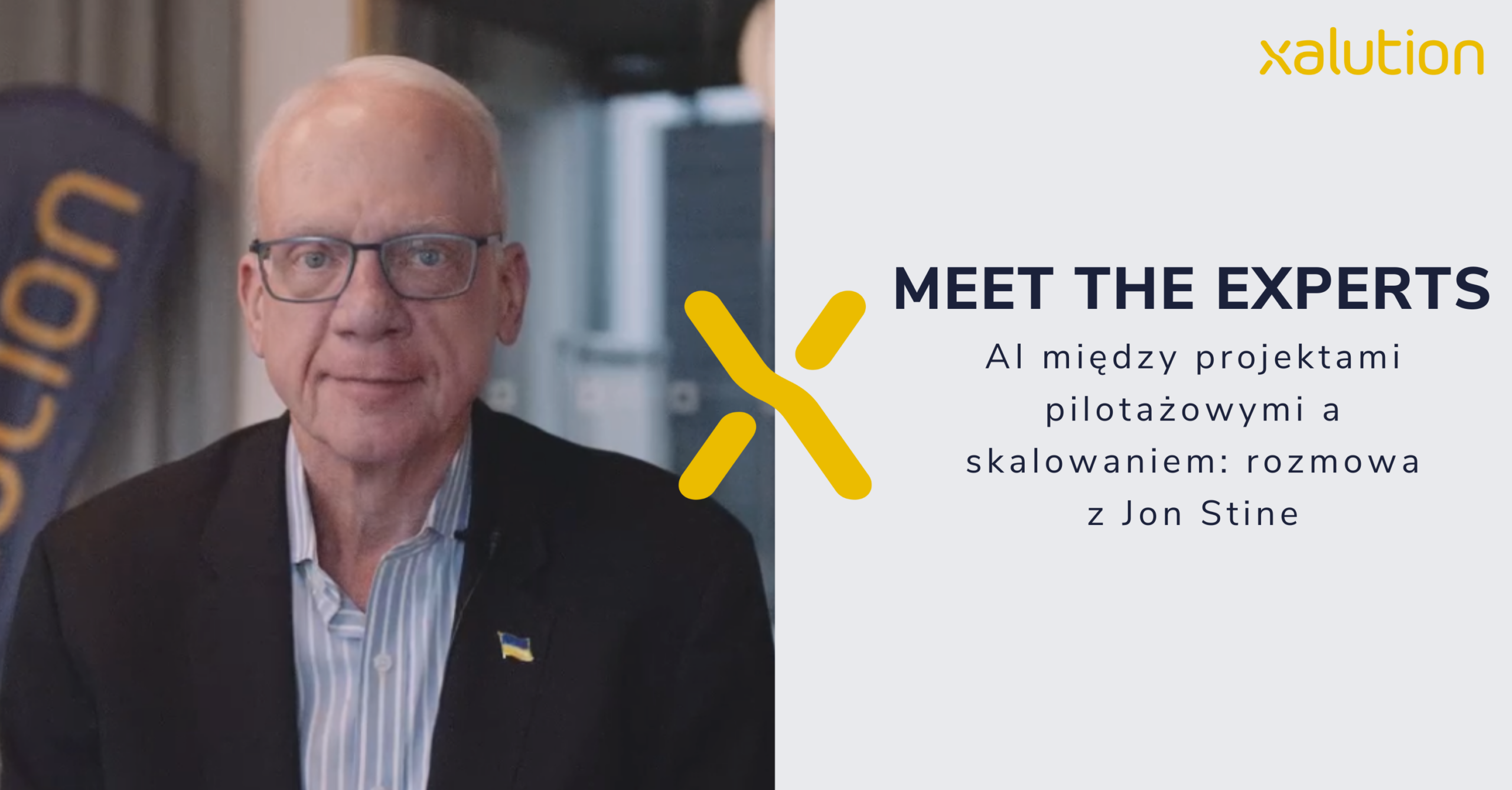 Wywiad wideo z Jonem Stine’em podczas x4in summit 2025 na temat AI w handlu detalicznym